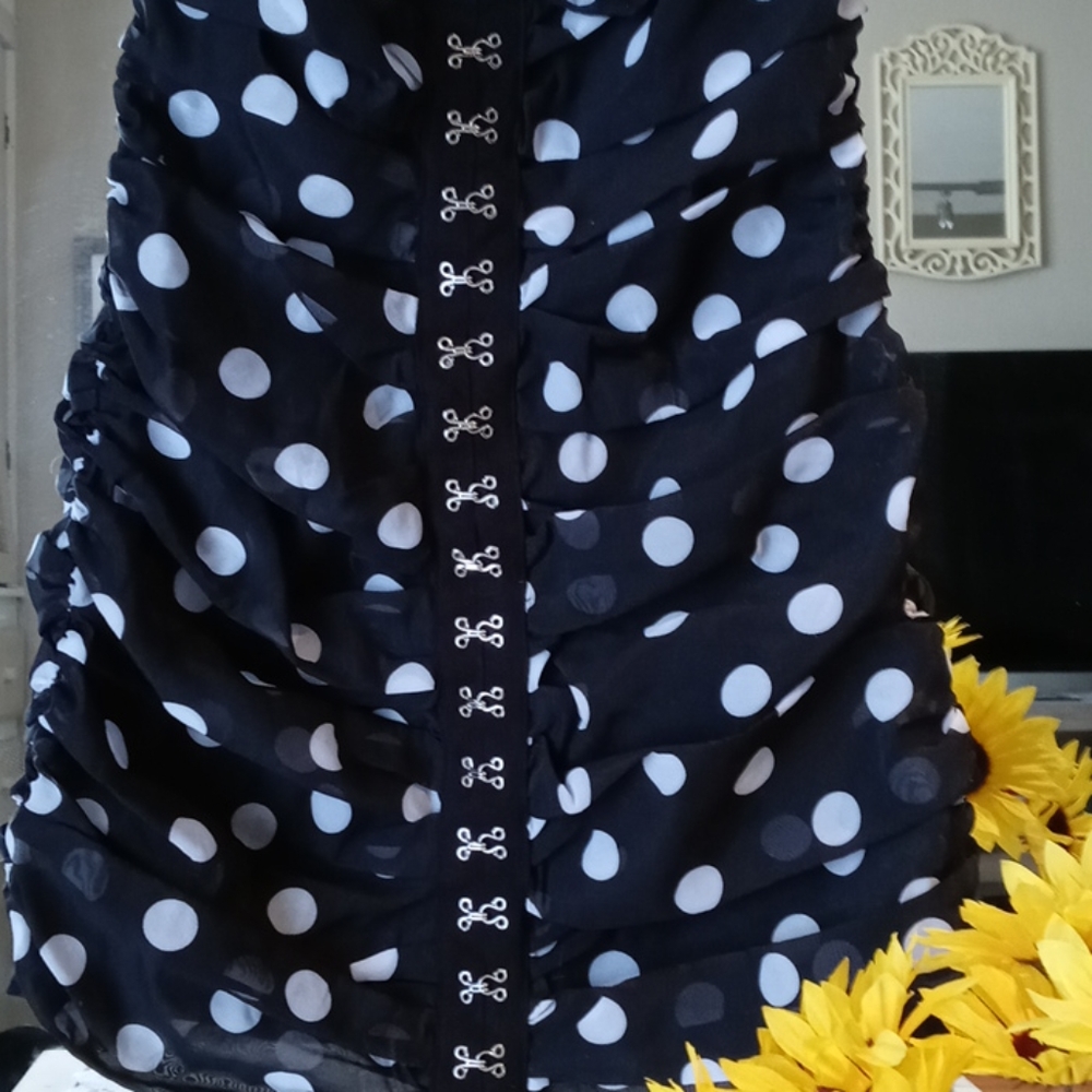 Urban Outfitters Polka Dot Mini Dress XS - Picture 5 of 7